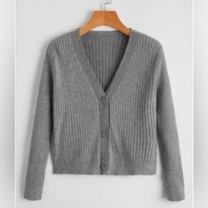 Small Grey Cardigan